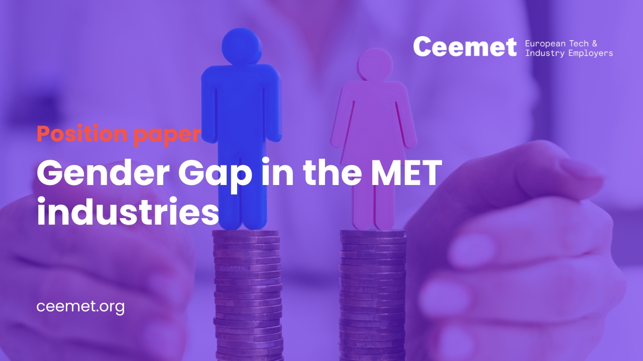 [Position paper] Gender gap in the MET industries - Ceemet