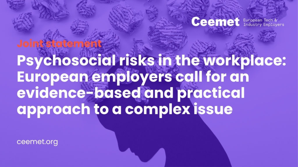 Psychosocial risks